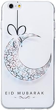 iPhone 6s Plus Case Drop Protection iPhone 6 Plus for Girls Flexible Soft TPU Clear Side Frame Bumper Full Body Protective Cover Case for Apple iPhone6 Plus/6s Plus(Eid)