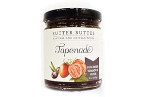 SUTTER BUTTES SUN-DRIED TOMATO AND OLIVE TAPENADE 9 OZ.