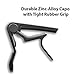 Guitar Accessories Kit - Stand, Clip-on Tuner, Strap w/Locks, Capo, 4 Assorted Picks, w/Leather Holder - For Acoustic and Electric Instruments - Great Gift For Beginners and Advanced Players