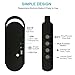 Yuwiss Best Stereo Bluetooth Portable Speakers Wireless Music Box with Mic and FM Radio for iPhone 6 6s 7 Plus, Android Device, Shower, Car, Home, Outdoor (Grey)