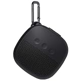 Aotnex Bose SoundLink Micro Case with Portable Metal Hook for Easy Carrying, Soft Silicone Waterproof Shockproof Cover Fits Bose Micro Bluetooth Speakers for Secure Outdoor Protection
