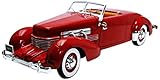 Auto World AMM1014 1937 Cord 12 Convertible red 1:18 scale die cast metal replica