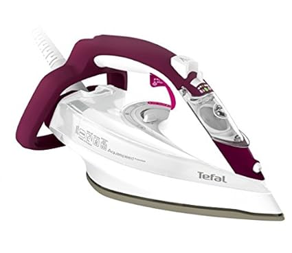 Tefal FV5549 Dampfbügeleisen Aquaspeed Precision, 2600 W, 40 g/min Dampfleistung, 190 g/min Dampfstoß, Autoclean Bügelsohle, 