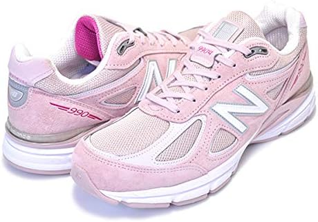 Amazon ニューバランス M990kmn4 Made In U S A 990 V4 Pink Ribbon スニーカー ピンクリボン Nb 990 Kmn4 メンズ ランニング 25 5cm 並行輸入品 シューズ バッグ