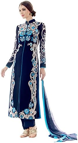 Pappenburg Women's Bright Embroidered Salwar Kameez