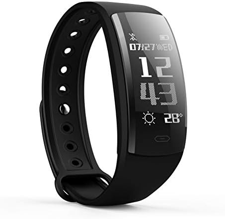 ZCPWJS smart wristband QS90 Smart Wristbands Blood Oxygen Blood Pressure Men Women Smart Band Activity Tracker Sport Smart Wearable Device,Black