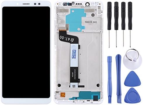 Xiaomi Spare Parts LCD Screen and Digitizer Full Assembly with Frame for Xiaomi Redmi Note 5(Black) (Color : White)