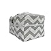 Baby Diaper Caddy Organizer and Nursery Tote with Solid Bottom and Dividers. Extra Strength Velcro Fasteners. Great Diaper Bag for a Baby Shower Gift. (grey)
