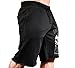 Monsta Clothing Co. Mens Workout (EmbracePain-EarningMyStripes) Gym Sweat Shorts