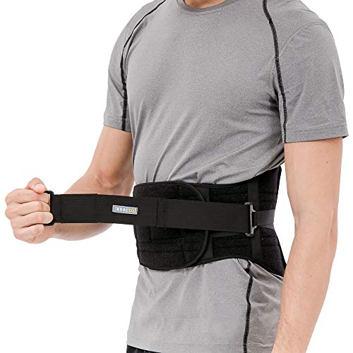 Bracoo Lumbar Brace, Lower Back Support Belt for Chronic Pain Relief, Sciatica & Posture Corrector - Advanced, Ultra-Customizable, Versatile with Quad-Spring Stabilizers, BB30, Large/X-Large - Thumbnail 2