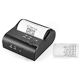 Aibecy POS-8001DD 80mm Mini Portable Wireless Thermal Printer Receipt Bill Ticket POS Printing for Android iOS Windows