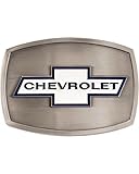 Western Express Men's Chevrolet Belt Buckle Silver One Size