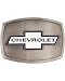 Western Express Men's Chevrolet Belt Buckle Silver One Size