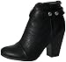 Breckelle's GAIL-22 Women's Belted Chunky Stacked Heel Ankle Booties Black 6.5