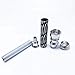 XEARS- PIPE Mini Grinder kit zinc Alloy Jamaican Style, This is a Very Good Gift (Black)