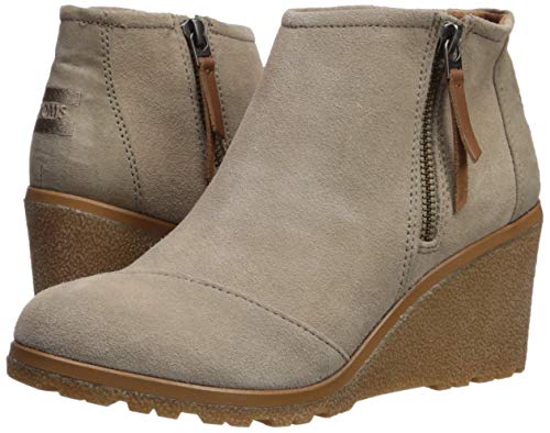 toms avery microfiber wedge bootie