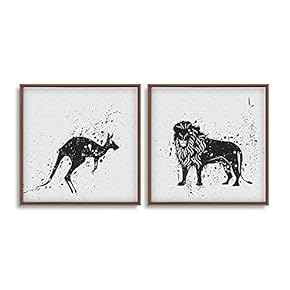 Framed Canvas Wall Art Dreamscape Canvas Prints Home Artwork Decoration for Living Room,Bedroom - 16"x16"x2 Panels