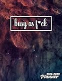 Busy As F*ck 2019-2020 Planner: Cute Galaxy & Nebula Daily, Weekly and Monthly Planner. Nifty Two Ye by Nifty Planners, Simple Planners
