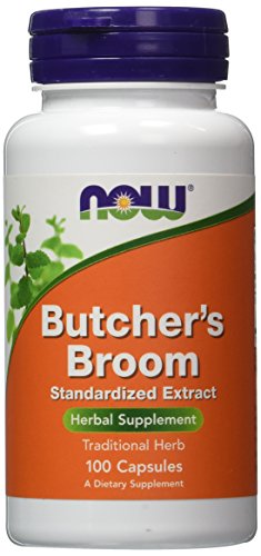 NOW Foods Butchers Broom, 100 Capsules / 200mg NOW Foods Butchers Broom, 100 Capsules / 200mg