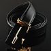 REGITWOW Men's Leather Belts Sliding Buckle 35mm Ratchet Belt for Men