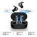 Wireless Bluetooth Earbuds 5.0, in-Ear Noise Reduction Headphones with Strong Connection TWS Mini Earphones Magnetic Charging Case and Removable Earhooks for Workout Compatible with Cell Phones