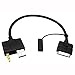 CHELINK 3.5mm AUX USB Music Interface Charge Cable Fit KIA Hyundai Compatible for IP 4 4s i-Pod & i-Pad
