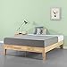 Zinus Moiz 14 Inch Deluxe Solid Wood Platform Bed Frame with Wood Slat Support / No Box Spring Needed, Full