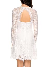 Vestido de manga larga para dama, con forro