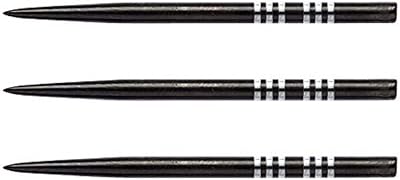 Red Dragon Specialist Dart Points Black Long Re-Grooved 3 Sets Pack