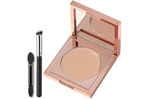 AWTSE Colored Clay CC Undereye Corrector, CC Unde Reye Corrector, Colored Clay Under Eye Corrector, CC Undereye Corrector and Brush, Color Corrector for Dark Circles (Light Skin)