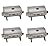 Smoke Hollow 205 Stainless Steel TableTop Propane Gas Grill, Perfect for tailgating,camping or any outdoor event