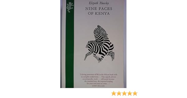 Nine Faces Of Kenya Elspeth Huxley 9781860464072 Amazon - 