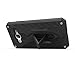 Zizo Static Cover for Samsung Amp Prime J3 2016 Express Prime [Military Grade] Case w/ [Built-in Kickstand] Shockproof Impact Dispersion Technology - Black/Black