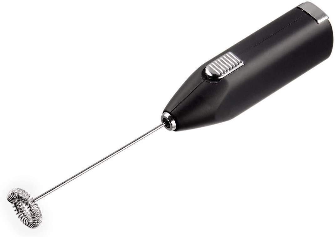 Xavax 1-Piece Milchicopter Milk Frother - Black, 4 x 5 x 20 cm