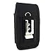 Wonderfly Vertical Pouch Compatible with Samsung Galaxy Mega 6.3, HTC One Max, Nokia Lumia 1520 or LG G Flex, a Large Rugged Nylon Carrying Case, Fits The Phone with a Thick Case