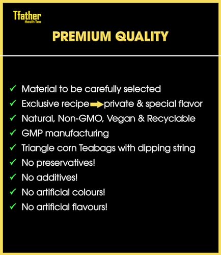 TFATHER – 33 BUTTERFLY PEA FLOWER TEA BAGS WITH DIPPING STRING – BUTTERFLY PEA, COCONUT & PANDANUS ORIGINAL FLAVOR – NO CAFFEINE, NO SUGAR, NO GLUTEN, NON GMO, VEGAN & NATURAL, PURPLE BLUE