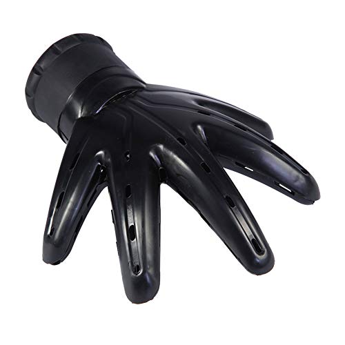RONSHIN Black Hair Dryer Diffuser Hand Shape Curly Hair Styling Tools Barber Hairstyling Accessories - Thumbnail 3
