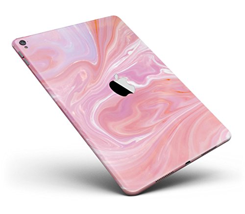 Marble Pattern Design Skinz Premium Full-Body Cover Wrap Decal Skin Kit for the Apple iPad Air 2 (A1566/A1567) - Marbleized Pink Paradise