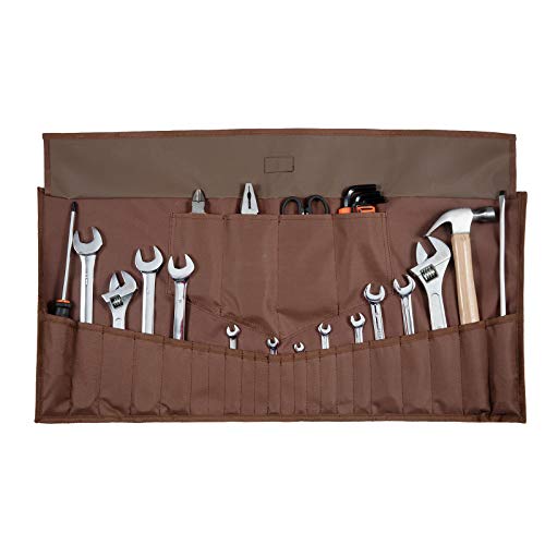 EKing Wrench Roll Up Organizer, Screwdriver Roll Up Pouch, Durable