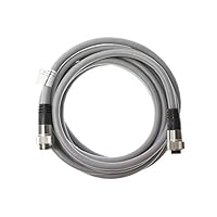 Mencom MINDT-5MFP-5M DeviceNet Shielded 5-Pin M12 Male to Female Cable Assembly, 5-Meter