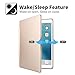iPad 9.7 Keyboard Case for iPad 2018 6th Gen/iPad 2017 5th Gen/iPad Air 1-7 Color Backlit - Aluminum Hard Shell - Auto Sleep & Wake - iPad 9.7 Case with Keyboard (Gold)
