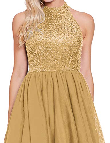 gold cocktail gown