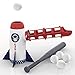 iPlay, iLearn Baseball Pitching Machine Toys, Training Sports, Ball Bat, Outdoors Game Set, Active, Learning Gift for Age 4, 5, 6, 7, 8 Year Olds, Kids, Boys, Girls, Toddlers (Color May Vary)