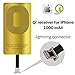 QI Receiver for IPhone 5-5c- SE- 6-6 Plus- 7-7 Plus- YTech IPhone Wireless Receiver- QI Receiver- Charging Receiver - QI Wireless Receiver IPhone- QI Receiver