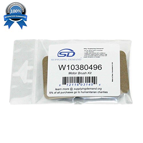 Supplying Demand W10380496 Motor Brush Kit Fits KitchenAid W10260958 4162648 - //coolthings.us