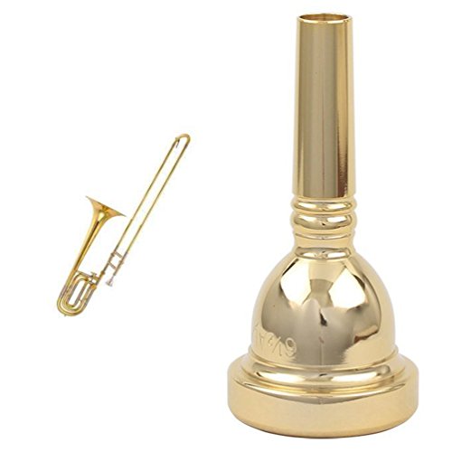 ALLCACA Alto Trombone Mouthpiece Copper Trombone Mouthpieces, 6 1/2AL, Gold - Thumbnail 2
