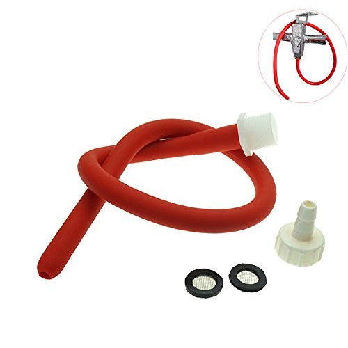 camaTech Soft Medical Silicone Rubber Enema Tube Cleaning Shower Head Cleaner Comfort Nozzle Shower (59inch)