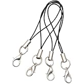 Galepromot 20Pcs Mobile Phone Rope, Strap Charm Lariat Lanyard with Lobster Clasp Cords for Cellphone/USB Drive/Keychain/DIY Jewelry Accessories