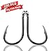 SCIMO 100PCS Fishing Hooks, Circle Hooks, Portable Plastic Box, Be Applicable Fresh Water/Sea Water 2/0# 3/0# 4/0# 5/0# 6/0#