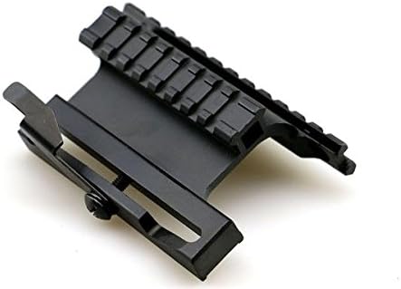 QD PICATINNY SIDE RAILED SCOPE MOUNT ADM LOCK SYSTERM FOR AK-47 AK-74 BLACK
